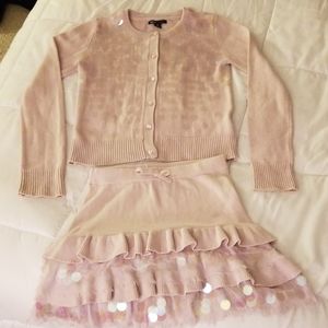 Gap kids Sparkle Sweater and Skirt XL(12)